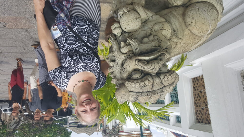 Dr. Karen Bicsak traveling in Thailand
